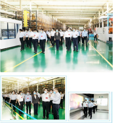 河南省委常委、统战部部长孙守刚带领观摩组莅临森源集团调研党建及员工培训工作