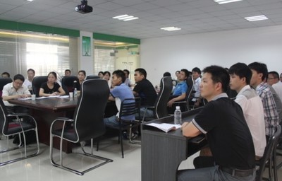 荣天视办事处员工产品技能培训圆满结束